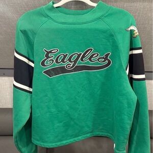 Women’s Fanatics Eagles Crewneck Sz Large